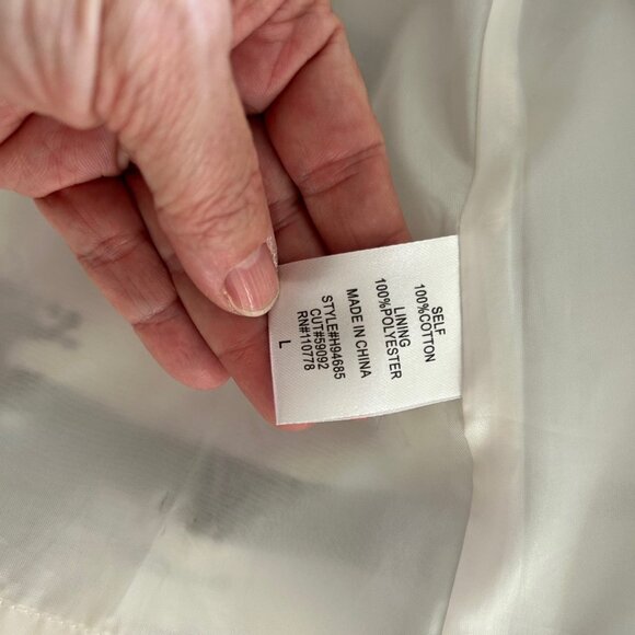 Anthropologie Hazel Coat Womens Black/White Abstract Lagenlook Artsy SZL Relaxed - Picture 8 of 8